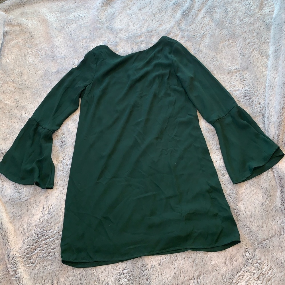 Dark green dress